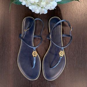 BRAND NEW! Tory Burch Emmy Leather Thong Sandals